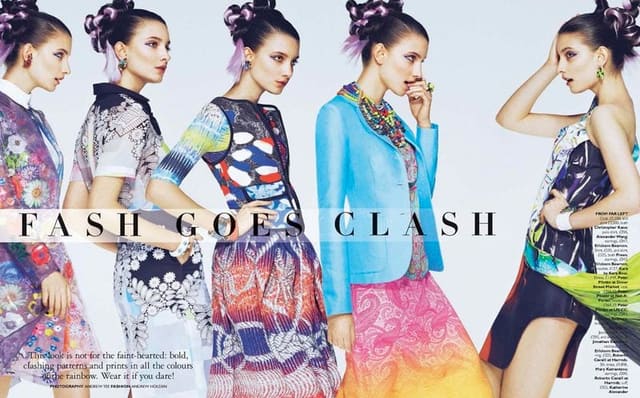 Fash Goes Clash — Grazia Italy