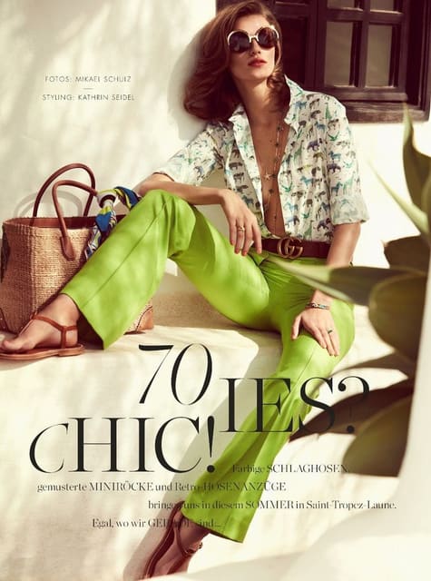 70ies Chic — Elle Germany