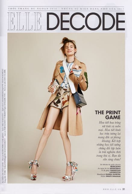 THE PRINT GAME — Elle Vietnam