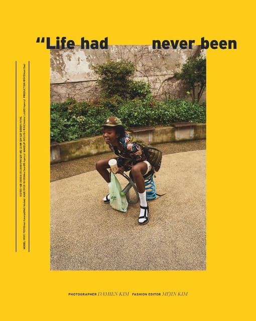 Life had never been — Vogue Korea