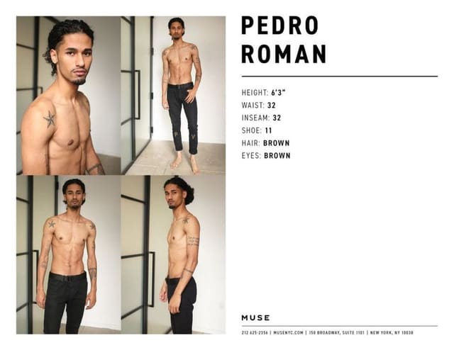 Muse Models Men 2018 Polaroids/Portraits