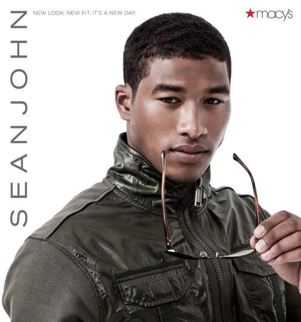 Sean John S/S 12 (also w/ model Justin McManus) — Sean John