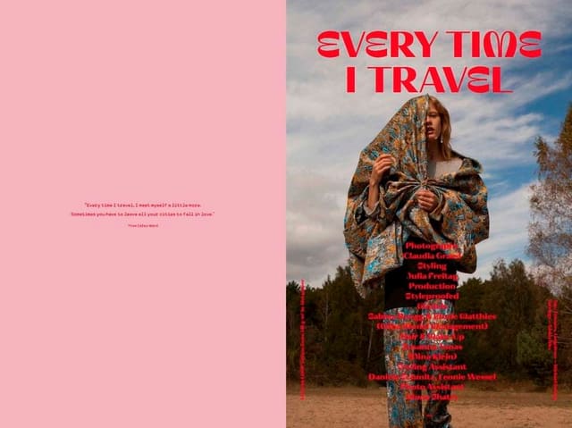 Œ Magazine #9 - Every Time I Travel — OE Magazine
