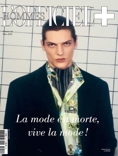 L'Officiel Hommes + March 2018 Cover — L'Officiel Hommes +