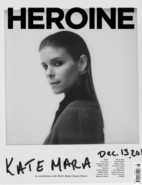 HEROINE SPRING/SUMMER 18 COVER - KATE MA... — Heroine Magazine