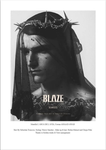 BLAZE DIARIES S/S 12 cover — Blaze Diaries
