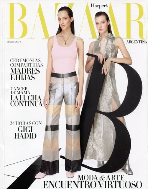Harper's Bazaar Argentina October 2016 Cover — Harper's Bazaar Argentina