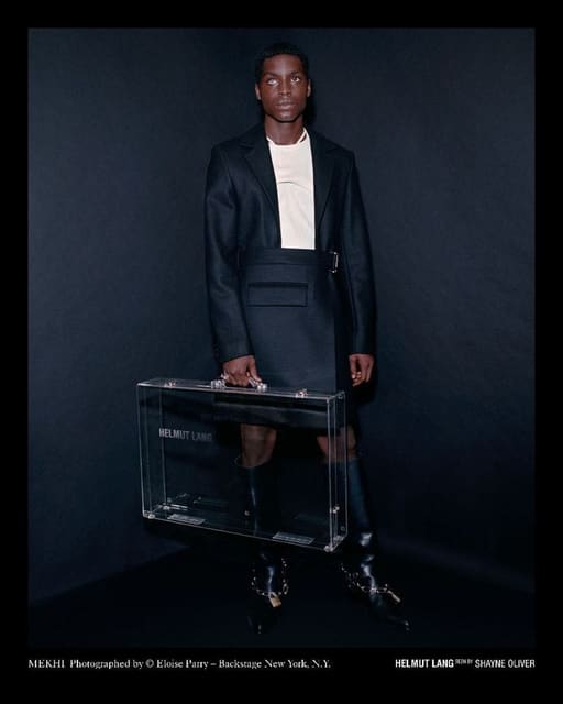 Helmut Lang as seen by Shayne Oliver pho... — Helmut Lang