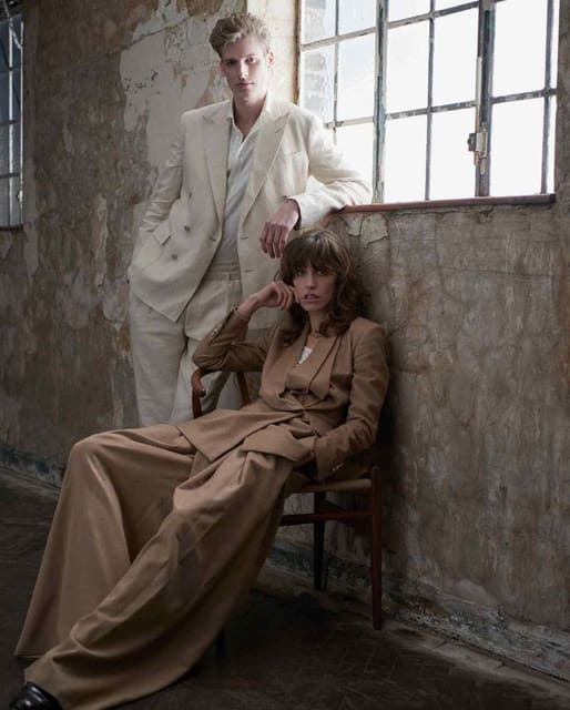 Languid, loose-cut tailoring for him and... — FT
