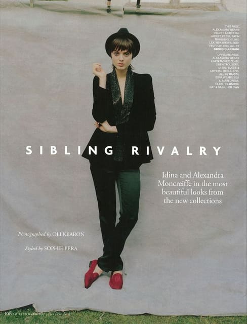 Sibling Rivalry — Tatler U.K.