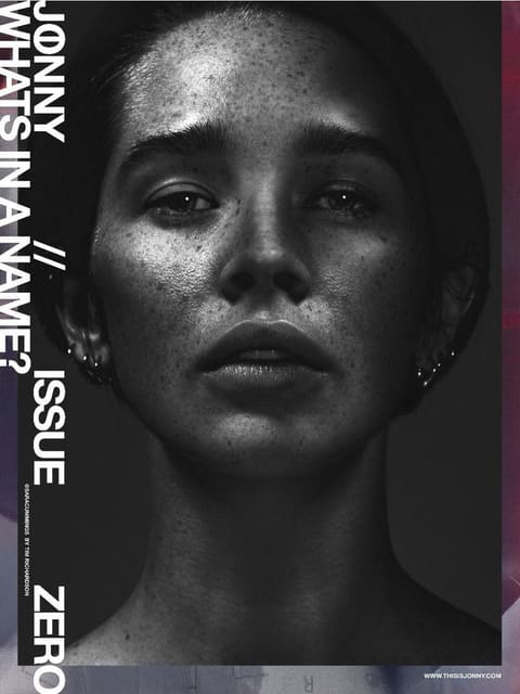 Jonny Zine Magazine Spring/Summer 2018 C...