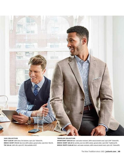 Josbank Menswear Catalog Spring 2018