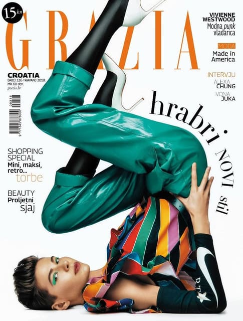 Grazia Croatia April 2018 Cover — Grazia Croatia