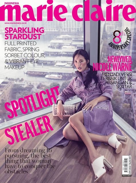 Marie Claire Indonesia April 2018 Cover — Marie Claire Indonesia