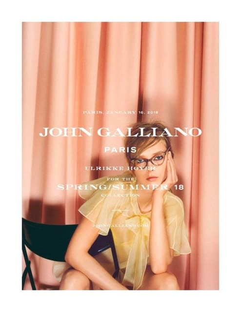 John Galliano S/S 2018 — John Galliano