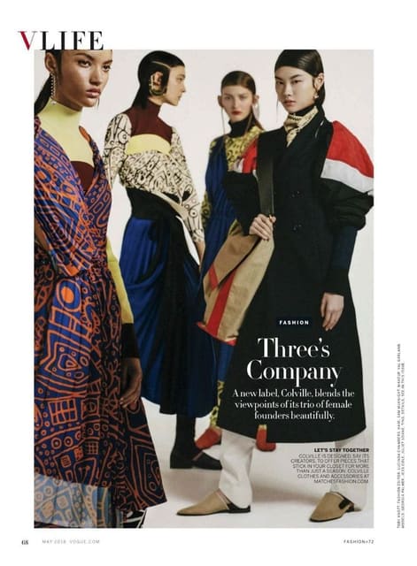 Three's Company — American Vogue