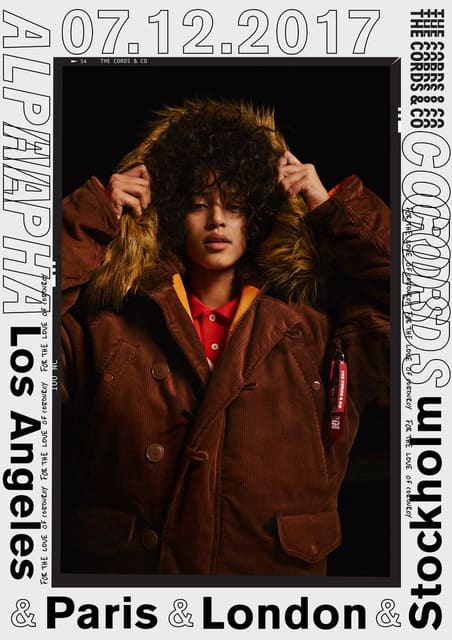 The Cords & Co x Alpha Industries Photog...