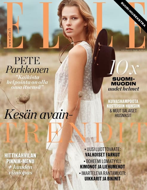 Elle Finland June 2018 Cover — Elle Finland