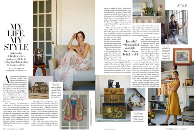 My life, my Style - Sofia Sanchez de Bet... — Harper's Bazaar UK