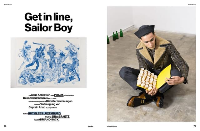 Get in line, Sailor Boy by Rut Blees Lux... — Numéro Homme Berlin