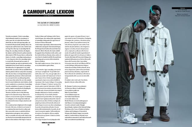 A Camouflage Lexicon - Photographer Massimo Costoli — Sport & Street Magazine