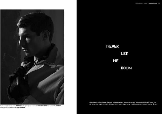 Never Let Me Down — VAGA Magazine
