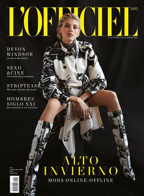 L'Officiel Argentina June 2018 Cover — L'Officiel Argentina