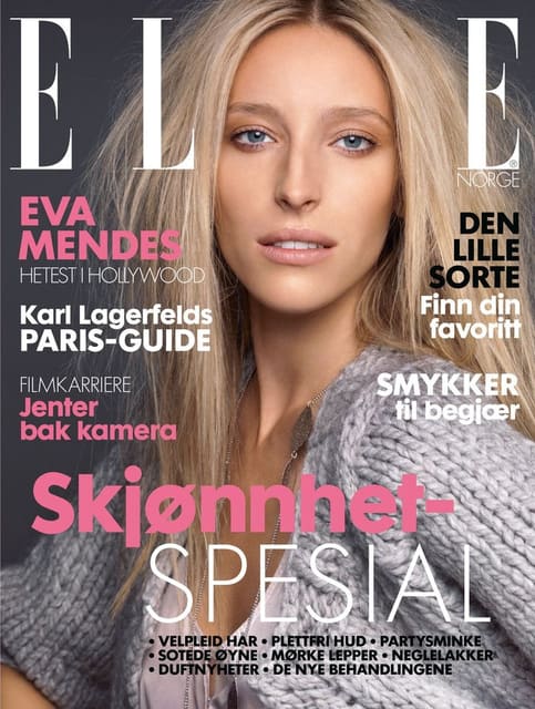 ELLE Norway October 2008 Cover — Elle Norway