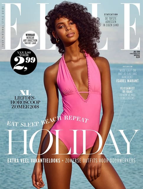 Elle Netherlands July 2018 Cover — Elle Netherlands