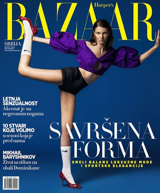 Harper's Bazaar Serbia August 2018 Cover — Harper's Bazaar Serbia