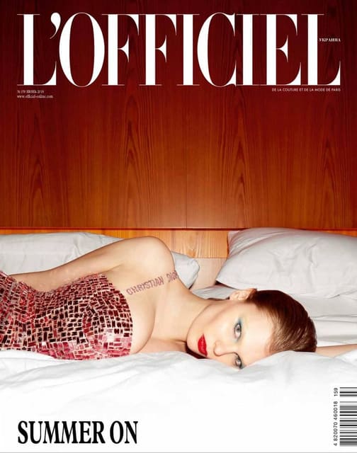 L'Officiel Ukraine June 2018 Cover — L'Officiel Ukraine