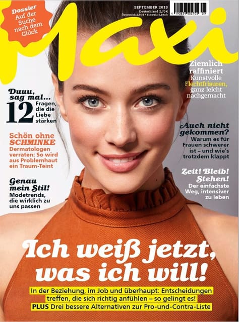 MAXI Germany Cover September 2018