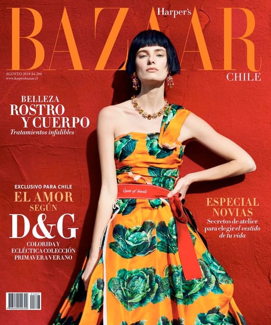 Harper's Bazaar Chile August 2018 Cover — Harper's Bazaar Chile