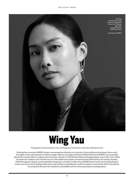 Studio Visits : Wing Yau — Iris Covet Book