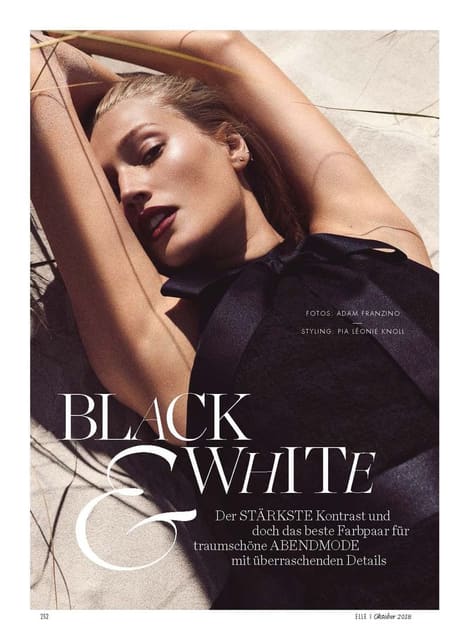 Black & White — Elle Germany