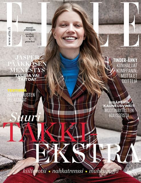 Elle Finland October 2018 Cover — Elle Finland