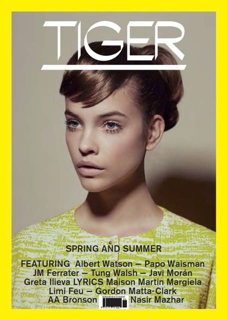 Tiger Magazine S/S 12 Cover — Tiger Magazine