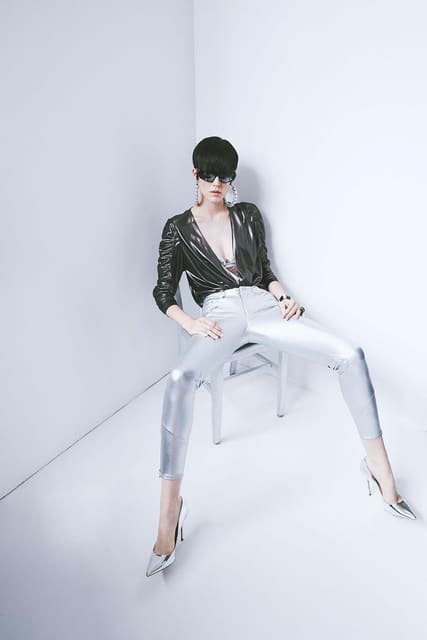 Kennah in Metallics — V Magazine