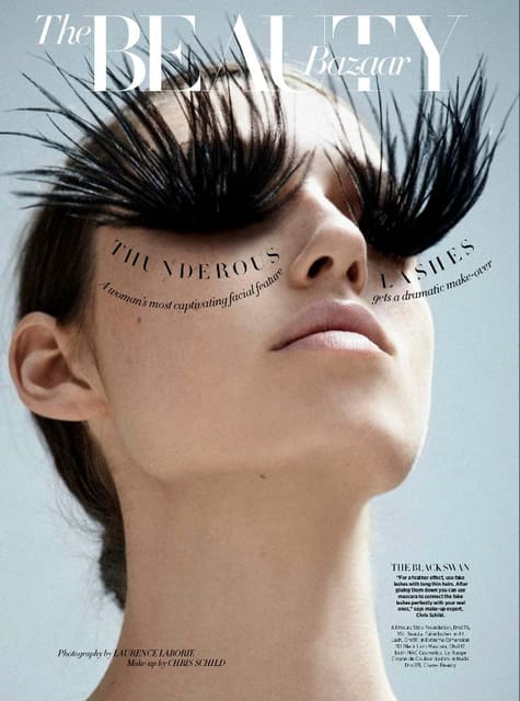 Thunderous Lashes — Harper's Bazaar Arabia
