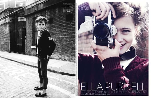 Ella Purnell — Flaunt