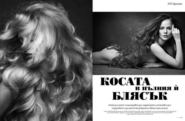 График на здравата и плътна коса — Elle Bulgaria