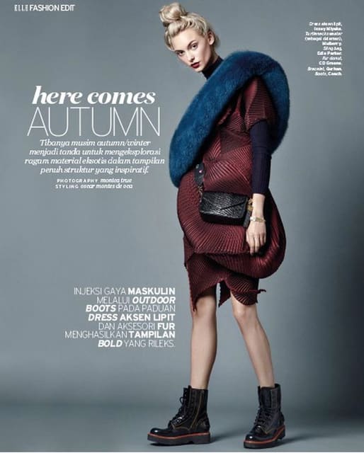 Here comes Autumn by Monica True — Elle Indonesia
