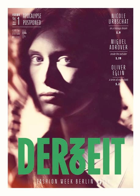 DERZEIT January 2012 Cover — DERZEIT