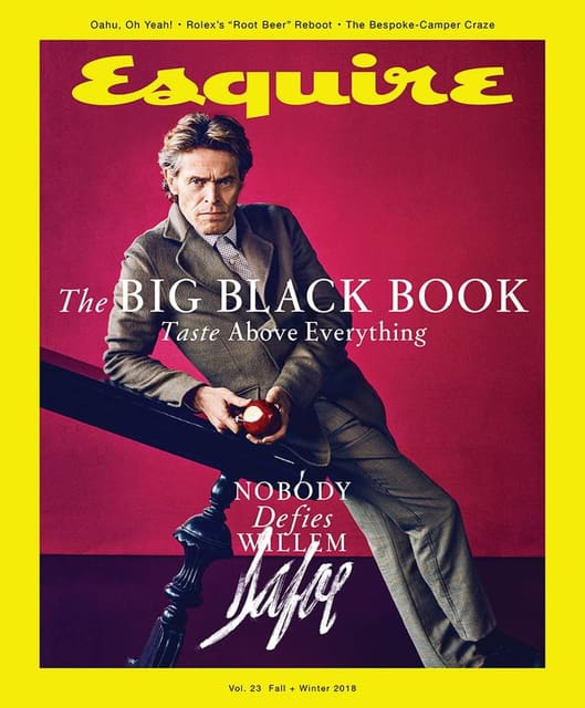 Esquire The Big Black Book Fall/Winter 2018 Cover — Esquire The Big Black Book